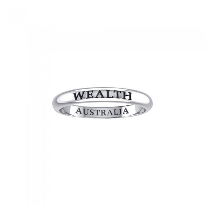 WEALTH AUSTRALIA Sterling Silver Ring TRI605 - Jewelry