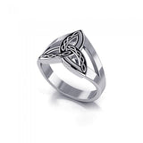 Braided Celtic Triquetra Ring TRI657 - Jewelry