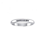 LOYALTY Sterling Silver Ring TRI685