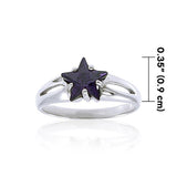 Designer Elegant Cubic Zirconia Star Ring TRI729 - Jewelry