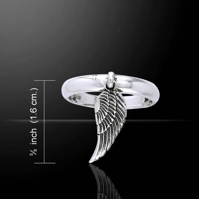 Angel Wing Ring TRI840 - Jewelry