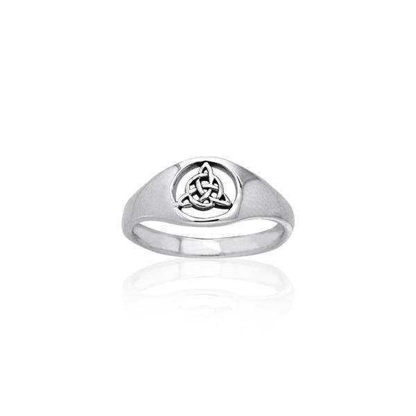 Celtic Triquetra Sterling Silver Ring TRI877 - Jewelry