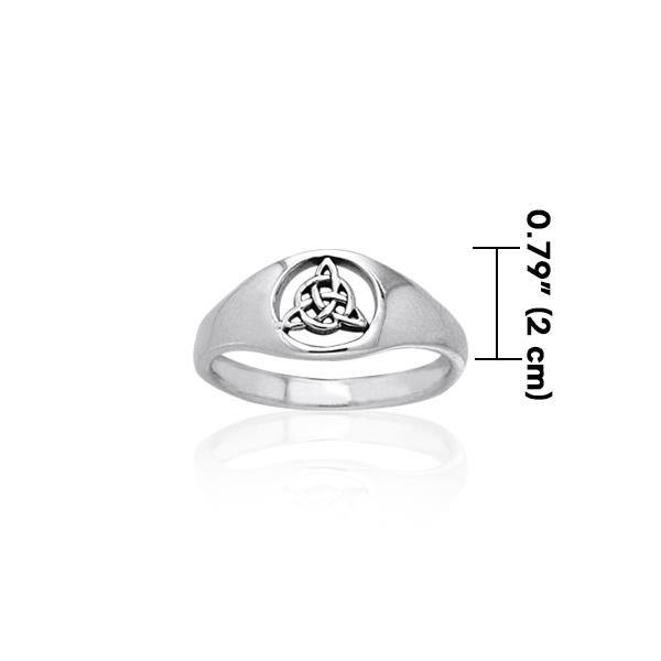 Celtic Triquetra Sterling Silver Ring TRI877 - Jewelry