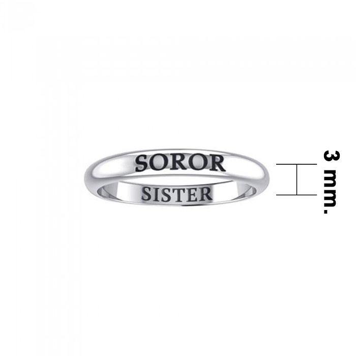 SOROR SISTER Sterling Silver Ring TRI922 - Jewelry