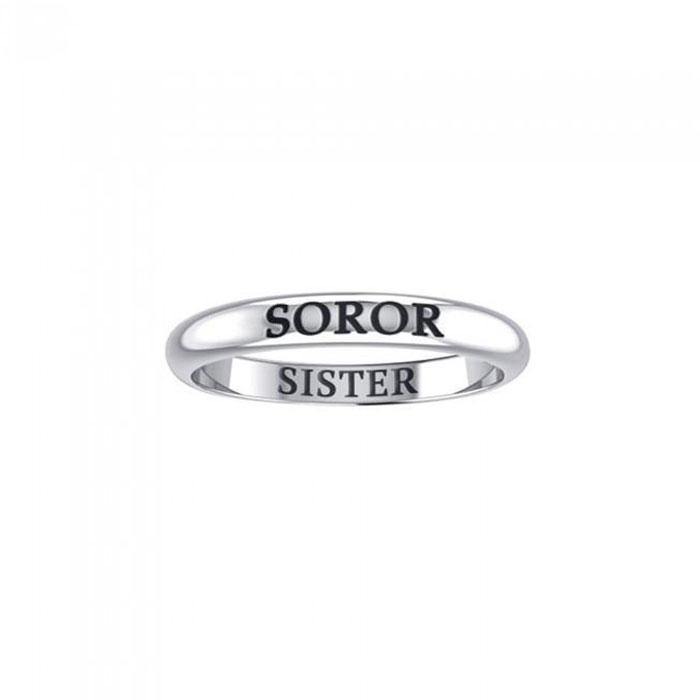SOROR SISTER Sterling Silver Ring TRI922 - Jewelry