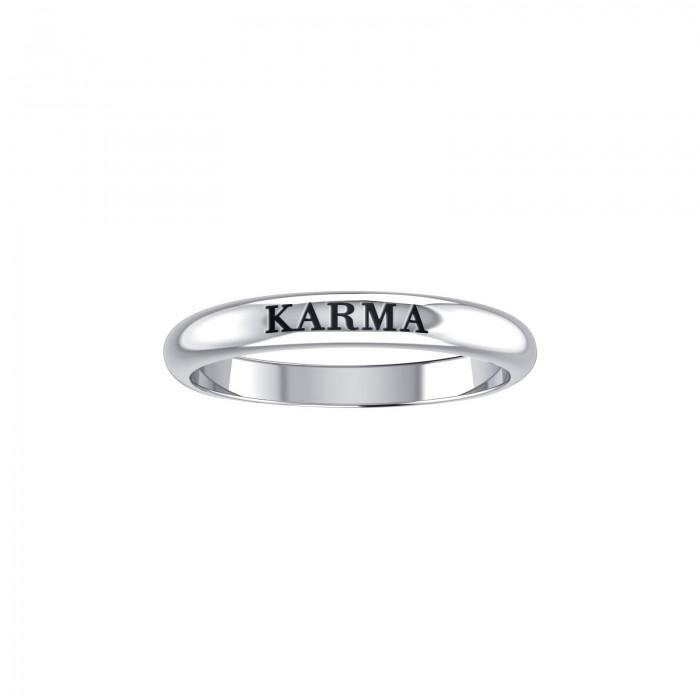 KARMA Sterling Silver Ring TRI923 - Jewelry
