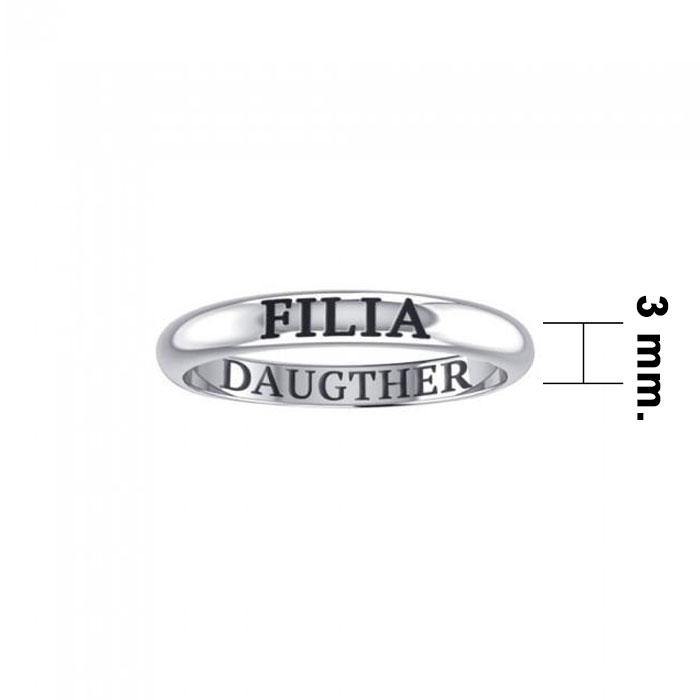 FILIA DAUGHTER Sterling Silver Ring TRI933 - Jewelry