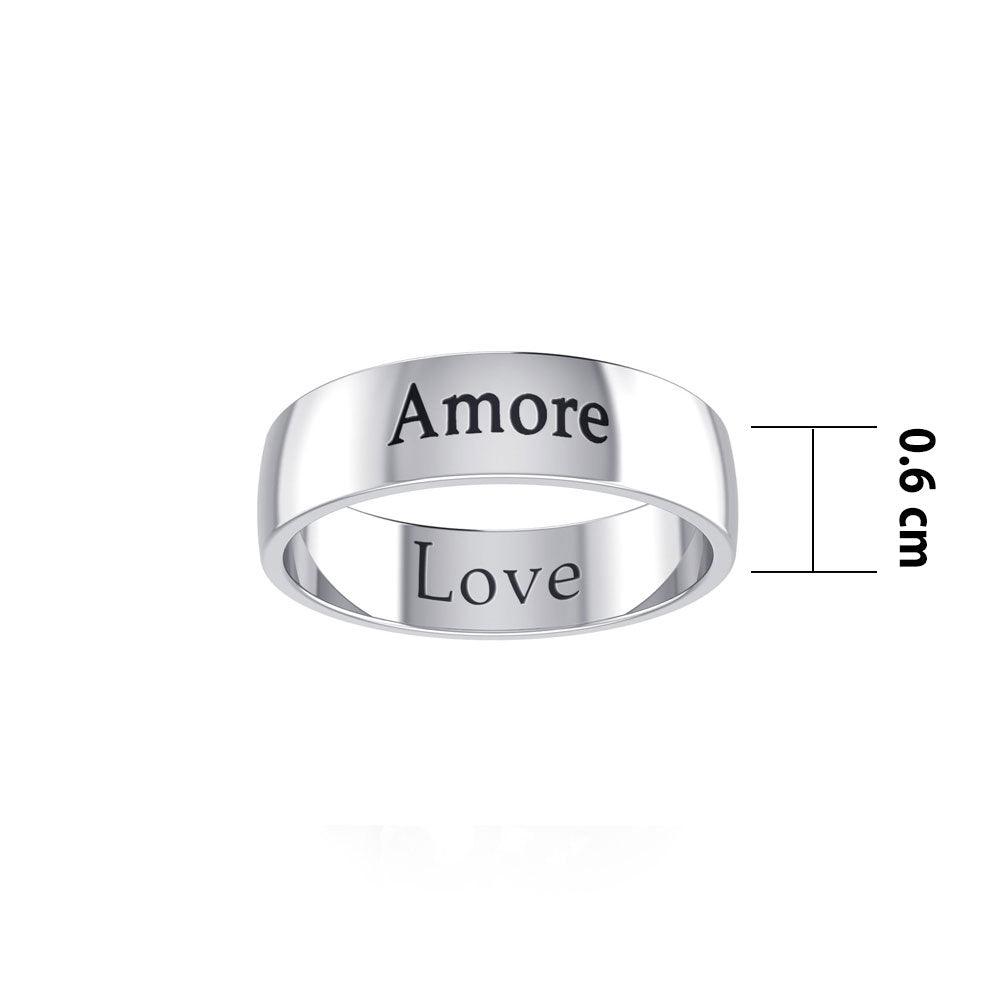 Love Sterling Silver Ring TRI979 - Jewelry