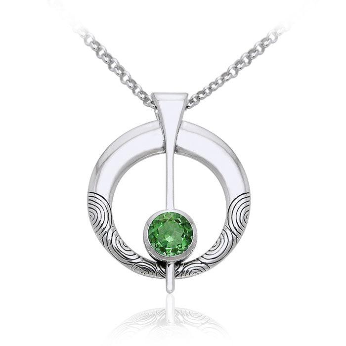 Danu Silver and Gem Celtic Thistle Set TSE150 - Jewelry