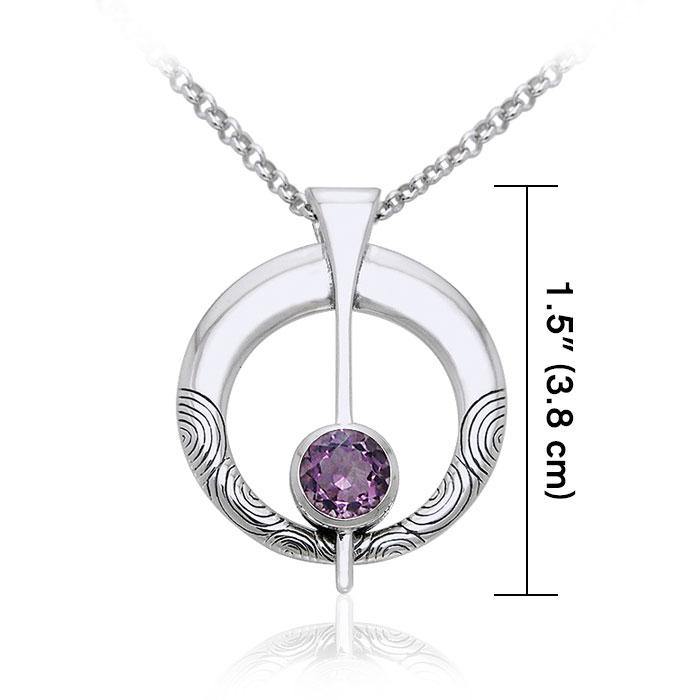 Danu Silver and Gem Celtic Thistle Set TSE150 - Jewelry