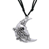 Skull Moon Necklace Set TSE427 - Jewelry
