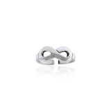 Infinity Sterling Silver Toe Ring TTR068 - Jewelry