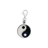 Yin Yang Sterling Silver Clip Charm TWC003