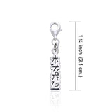 Reiki Symbol Silver Clip Charm TWC034 - Jewelry