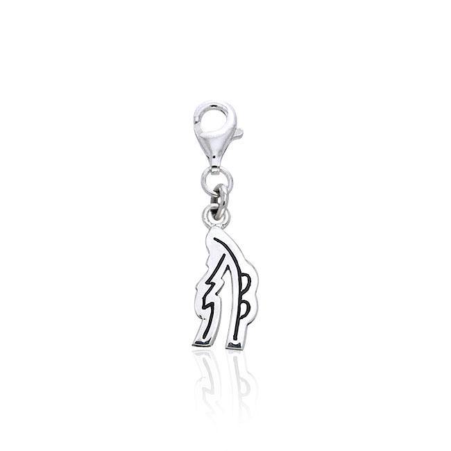 Reiki Symbol Silver Clip Charm TWC035 - Jewelry