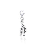 Reiki Symbol Sterling Silver Clip Charm TWC035