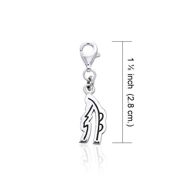Reiki Symbol Silver Clip Charm TWC035 - Jewelry