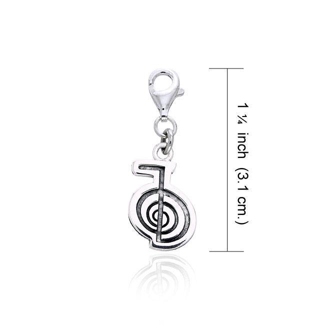 Reiki Symbol Silver Clip Charm TWC036 - Jewelry