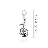 Reiki Symbol Silver Clip Charm TWC036 - Jewelry