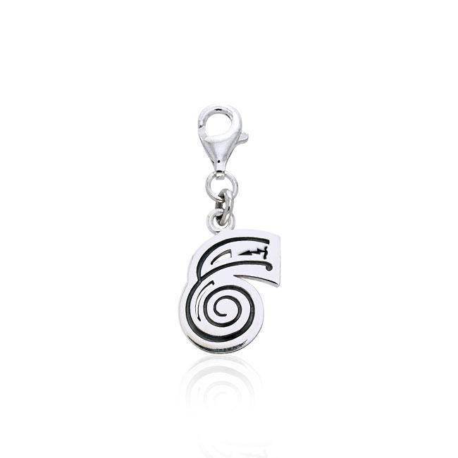 Reiki Symbol Silver Clip Charm TWC038 - Jewelry
