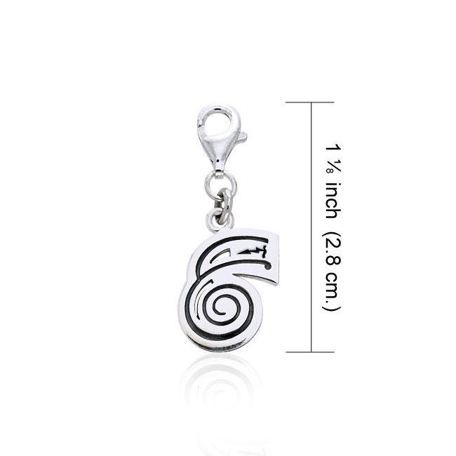 Reiki Symbol Silver Clip Charm TWC038 - Jewelry