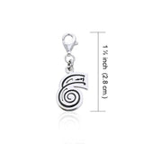 Reiki Symbol Silver Clip Charm TWC038 - Jewelry