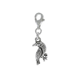 Raven Sterling Silver Clip Charm TWC146