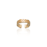 Celtic Knotwork Gold Vermeil Toe Ring VTR605