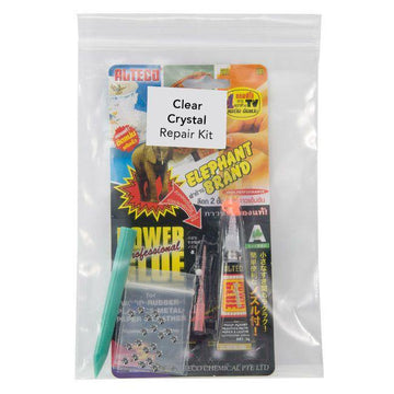 White Clear Crystal Assortment Repair Kit WHGURD - Jewelry