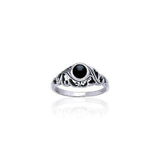 Filigree Sterling Silver Gemstone Ring WR030 - Jewelry