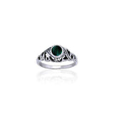 Filigree Sterling Silver Gemstone Ring WR030 - Jewelry