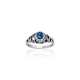 Filigree Sterling Silver Gemstone Ring WR030 - Jewelry