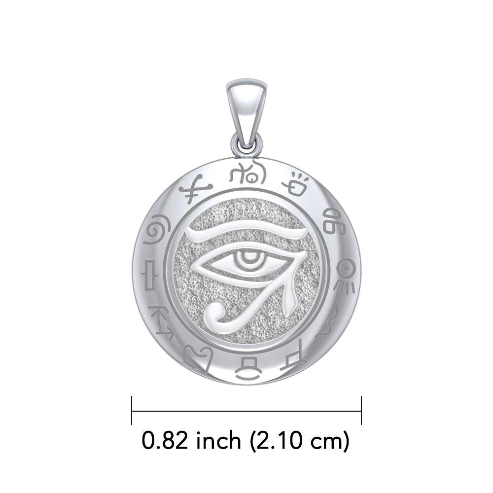 Eye of the Universe 14K White Gold Pendant WTP1584 - Jewelry