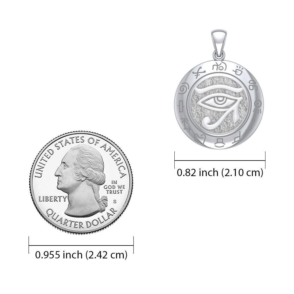 Eye of the Universe 14K White Gold Pendant WTP1584 - Jewelry