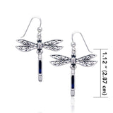 Dragonfly Silver Earrings JE183 - Jewelry