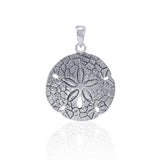 Sparkle like Sand Dollar on the shore ~ Sterling Silver Jewelry Pendant JP026 - Jewelry