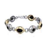 Blaque Elegant Ovals Sterling Silver Bracelet MBL094