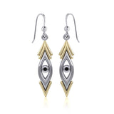 Blaque Silver and Gold Earrings MER389 - Jewelry
