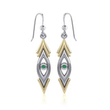 Blaque Silver and Gold Earrings MER389 - Jewelry
