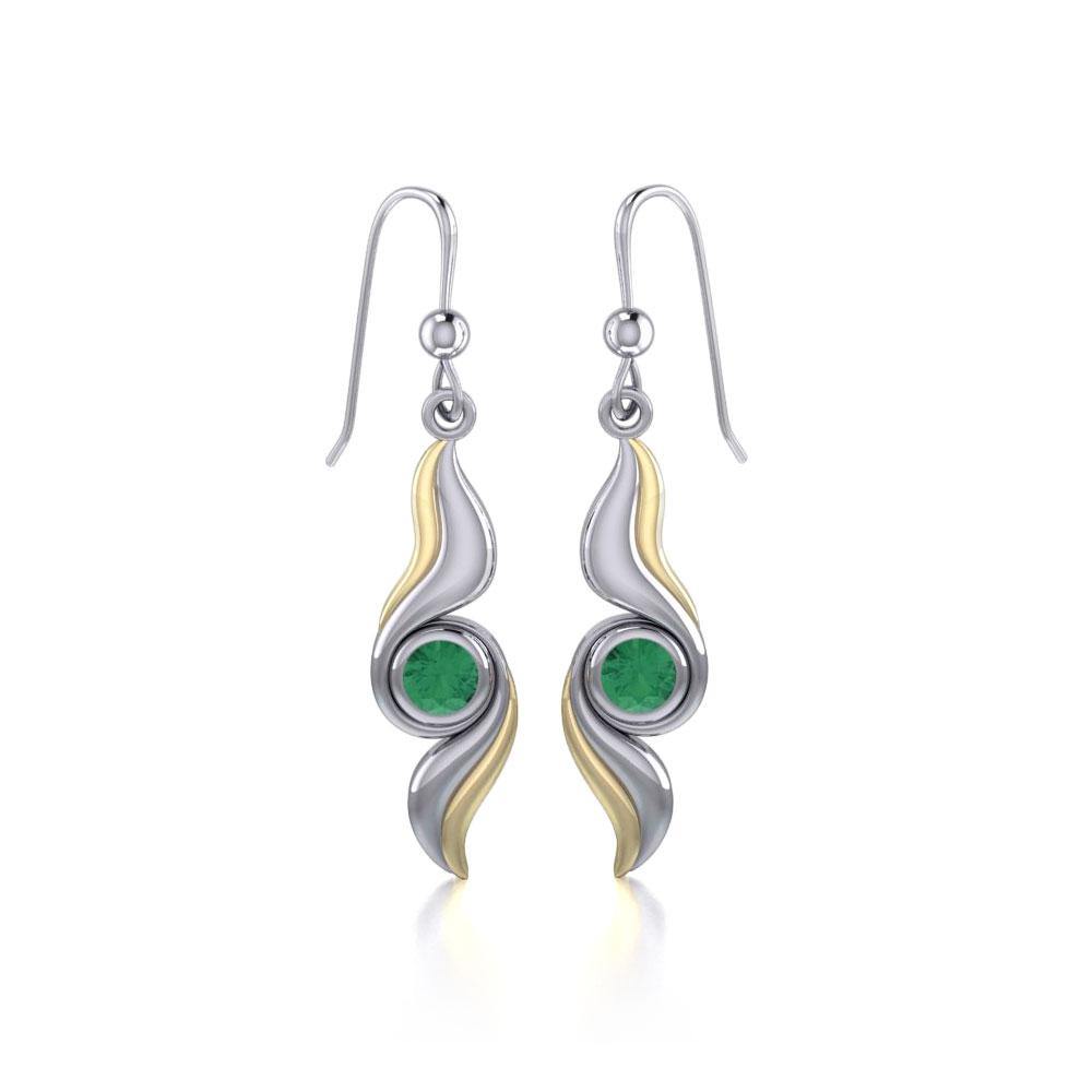 Blaque Waves Earrings MER391 - Jewelry