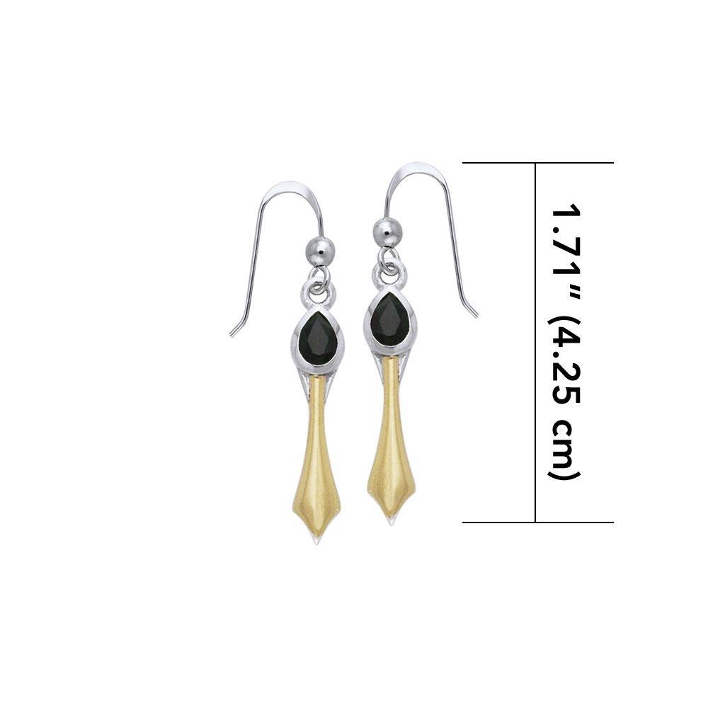 Blaque Pendant Earrings MER407 - Jewelry