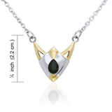 Blaque Triangle Necklace MNC097 - Jewelry