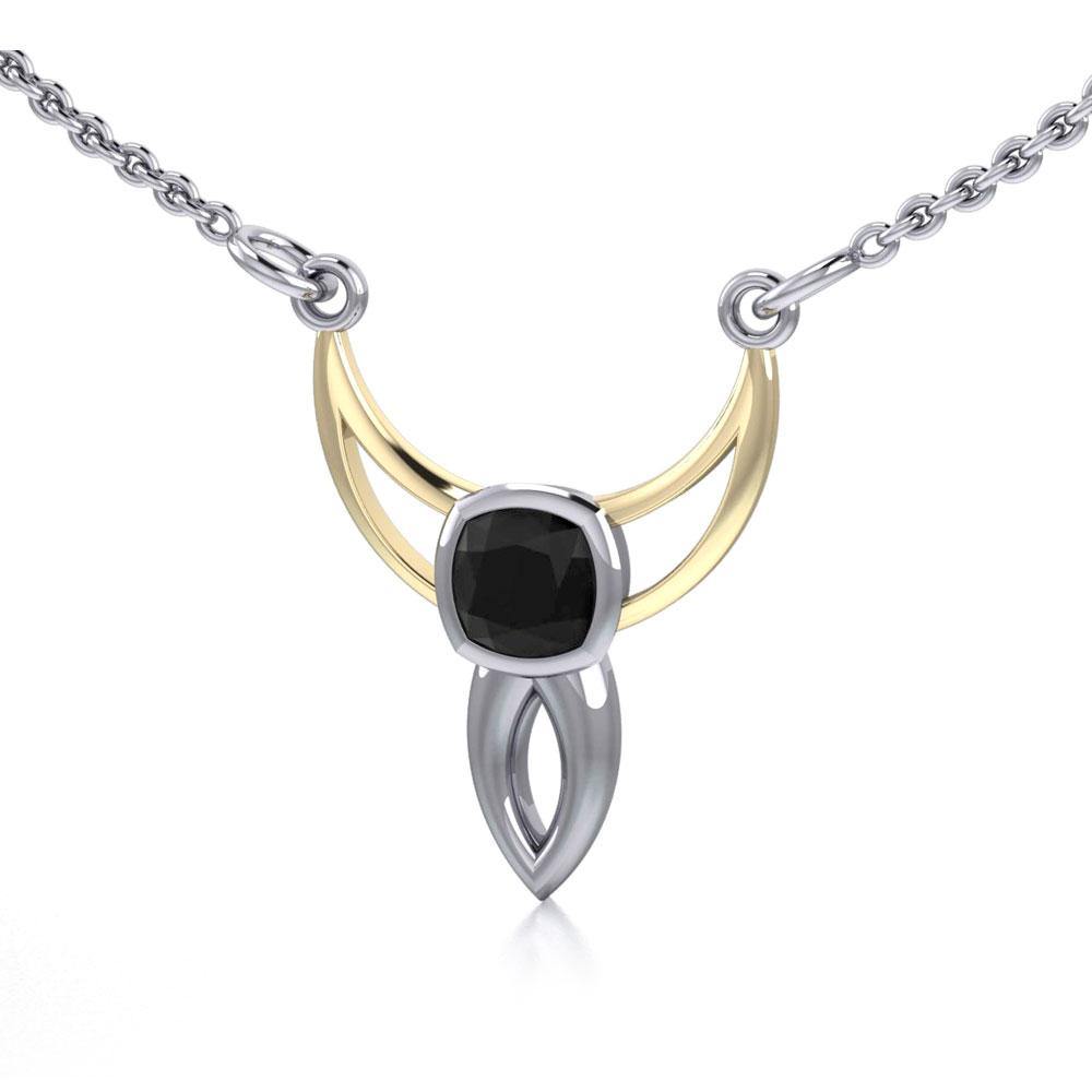 Blaque Triangle Necklace MNC098 - Jewelry