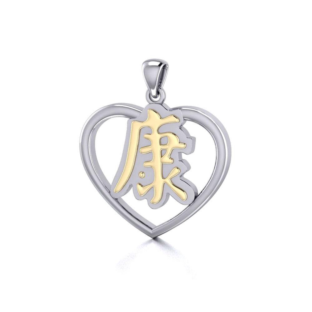 Health Feng Shui Heart Pendant MPD3778 - Jewelry