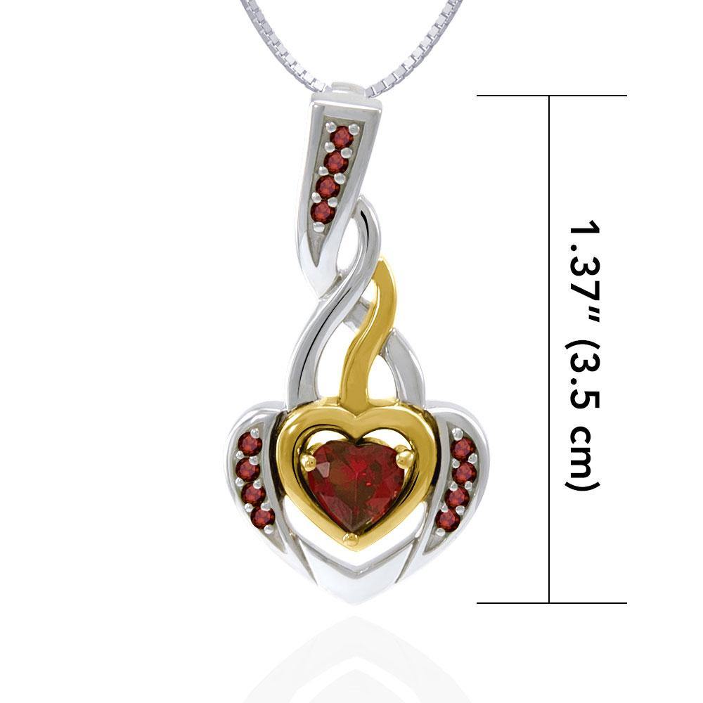Celtic Heart Pendant MPD4662 - Jewelry