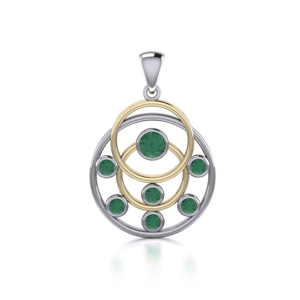 Blaque Circles Pendant MPD714 - Jewelry