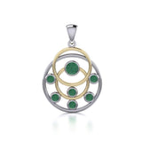 Blaque Circles Pendant MPD714 - Jewelry