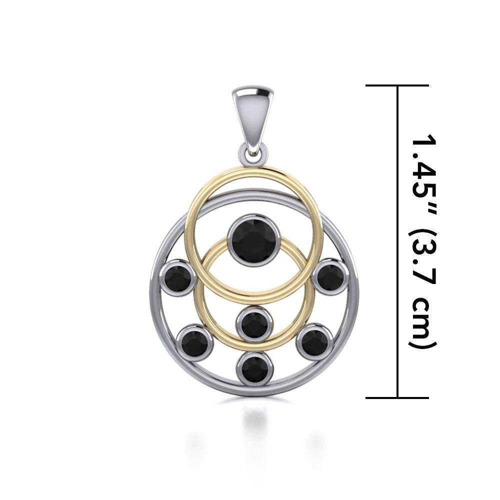Blaque Circles Pendant MPD714 - Jewelry