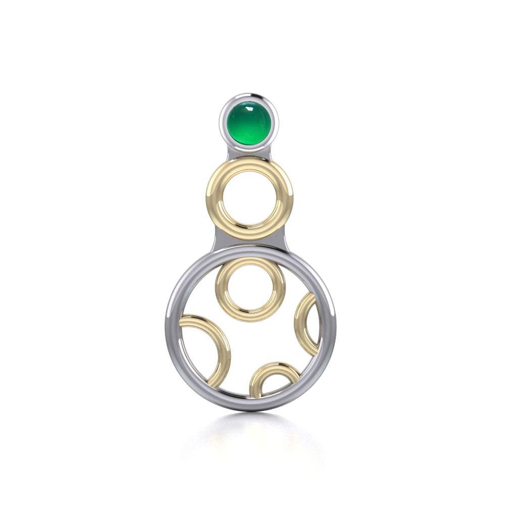Blaque Circles Pendant MPD760 - Jewelry