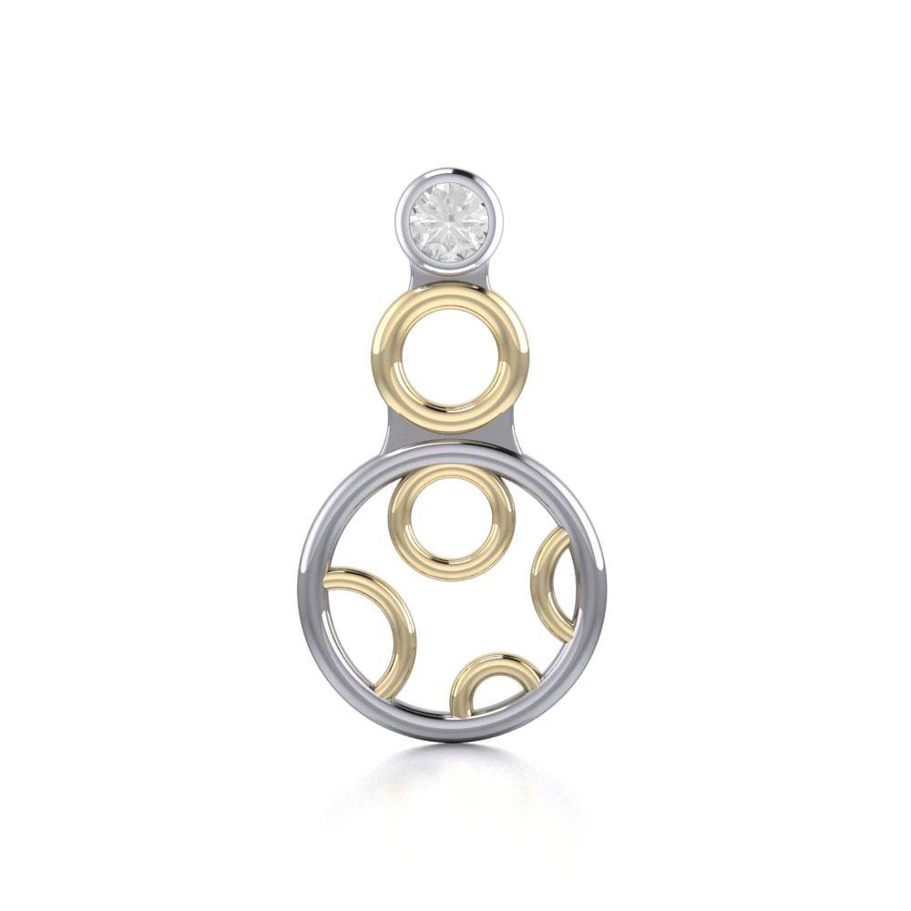 Blaque Circles Pendant MPD760 - Jewelry